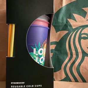 Starbucks Tumbler Hawaii Aloha Vibes - Set of 5 Reusable Cold Cups